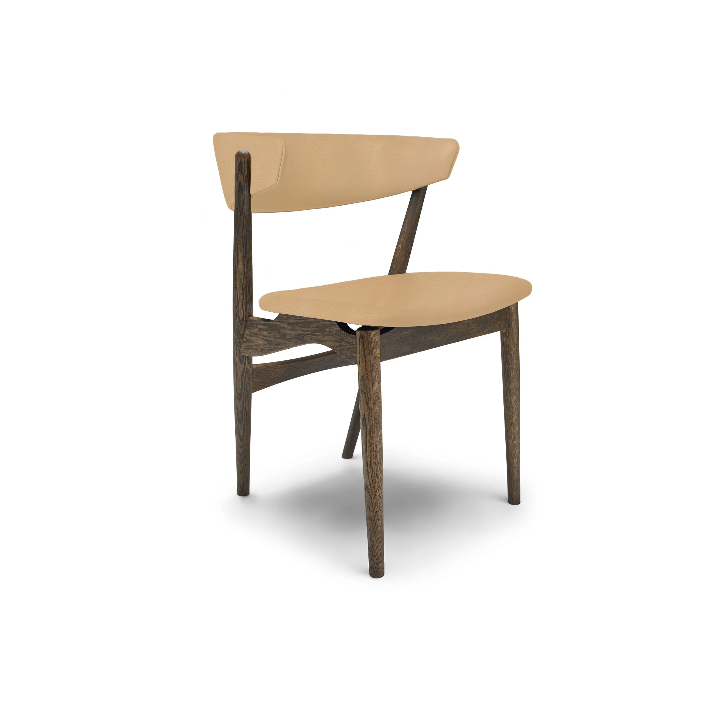 A.Sibau ポストモダンデザイン ハイバックチェア B ZR24229 Sibast No.7 Upholstered Dining Chair | Danish Design by Helge